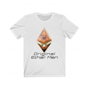 T-Shirt Copper Ethereum Based Ether Man Avatar Black Text
