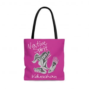 Tote Bag Hot Pink with Koluschan Spirit