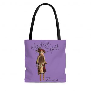 Purple Tote Bag Zuni Pueblo Hiilili Kokko Doll