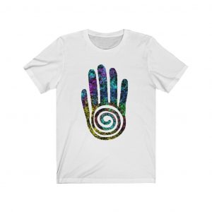 Celestial Healing Hand Short Sleeve T-shirt