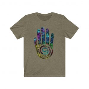 Celestial Healing Hand Short Sleeve T-shirt