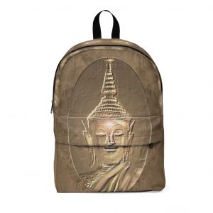 Enlightened Buddha all over printed backpack