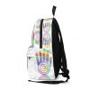 Healing Hand Rainbow White Backpack