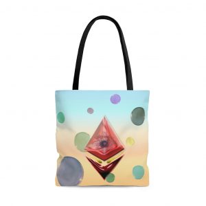 Ethereum Man Bubble Float All Over Print Tote Bag