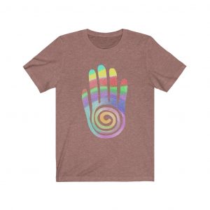 Rainbow Healing Hand Short Sleeve T-shirt