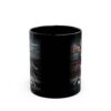 Amazing MAGA Man Mug Black Ceramic, front side