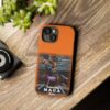 Crusta Color Custom Amazing MAGA Man Tough Phone Cases for iPhone 15 on a table