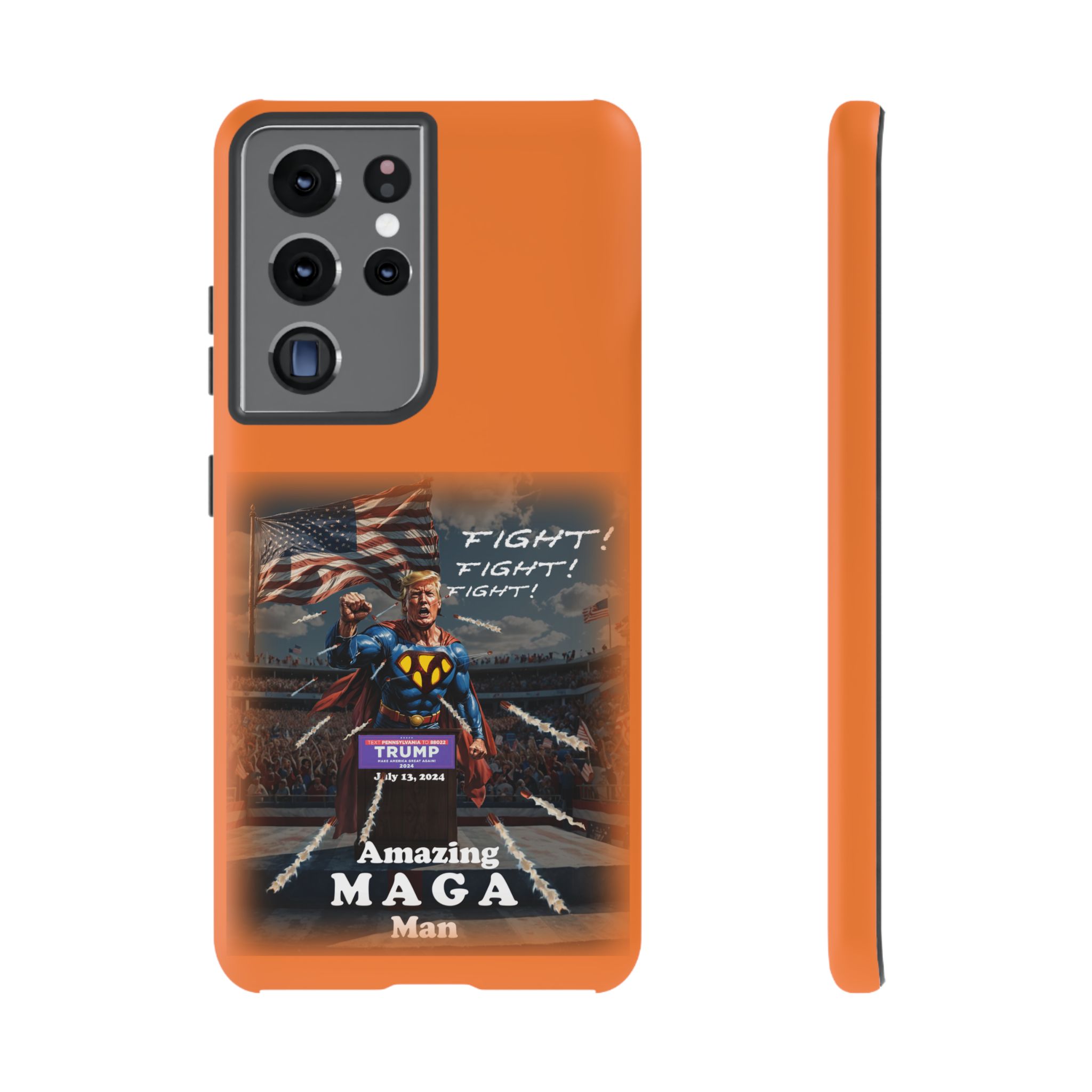 Trump Assassination Attempt Design on Phone Cases