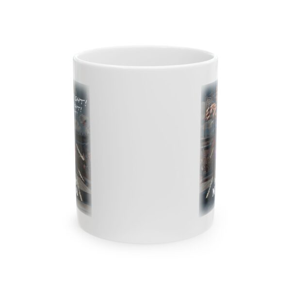 Amazing MAGA Man white ceramic mug front side