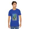 from the river to the sea, Frankenstien will be free t-shirt - true royal blue, Asian guy