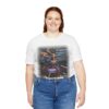 big girl wearing white SuperTrump - Crime of the Century t-shirt