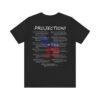 black Party Of Projection t-shirt, back side