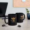 It's Mr. Potato Head Thank You black ceramic mug, two mugs sitting on a table