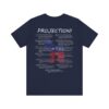 navy blue Party Of Projection t-shirt, back side