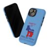 Light blue Tough Party of Projection Tough Phone Cases iPhone 15 sales display