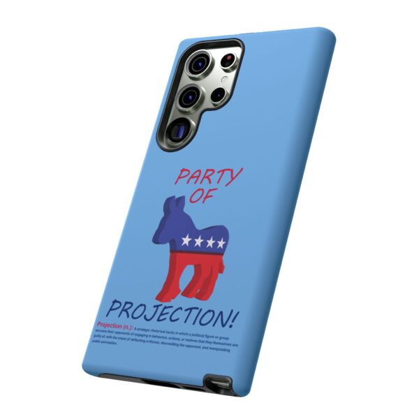 Light blue Tough Party of Projection Tough Phone Cases Samsung Galaxy 23 Ultra sales display