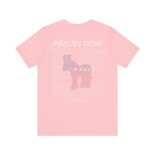 pink Party Of Projection t-shirt, back side