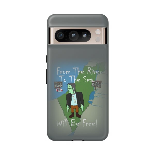 Grey River To Sea Frankenstien Free Custom Tough Phone Cases for Google Pixel 8 Pro