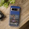 Dark Blue Custom SuperTrump Crime Of The Century Tough Phone Cases for Google Pixel 8 Pro on a table