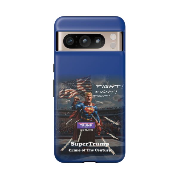 Dark Blue Custom SuperTrump Crime Of The Century Tough Phone Cases for Google Pixel 8 Pro