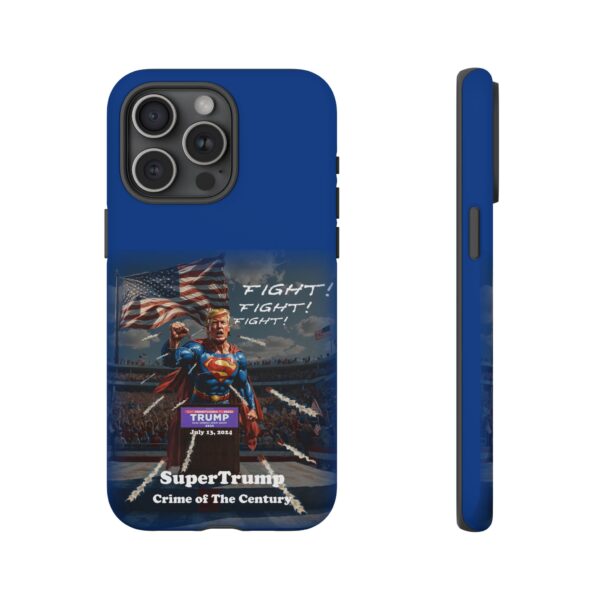 Dark Blue Custom SuperTrump Crime Of The Century Tough Phone Cases for iPhone 15