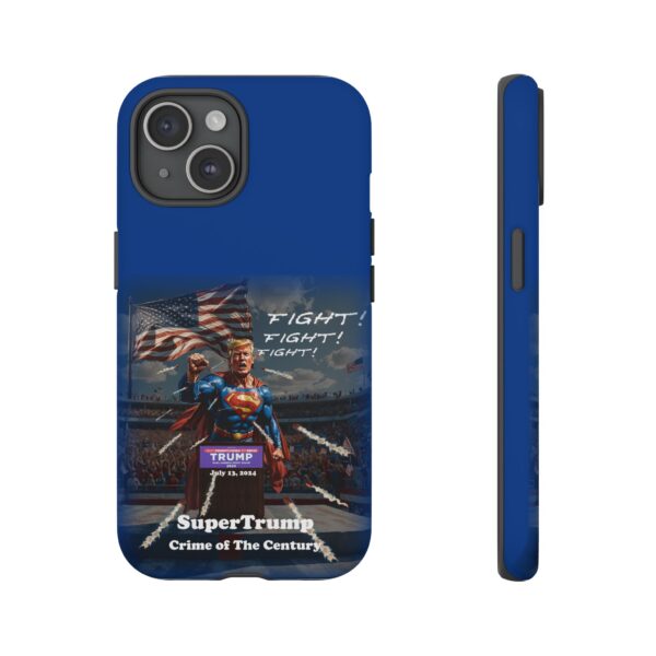 Dark Blue Custom SuperTrump Crime Of The Century Tough Phone Cases for iPhone 15