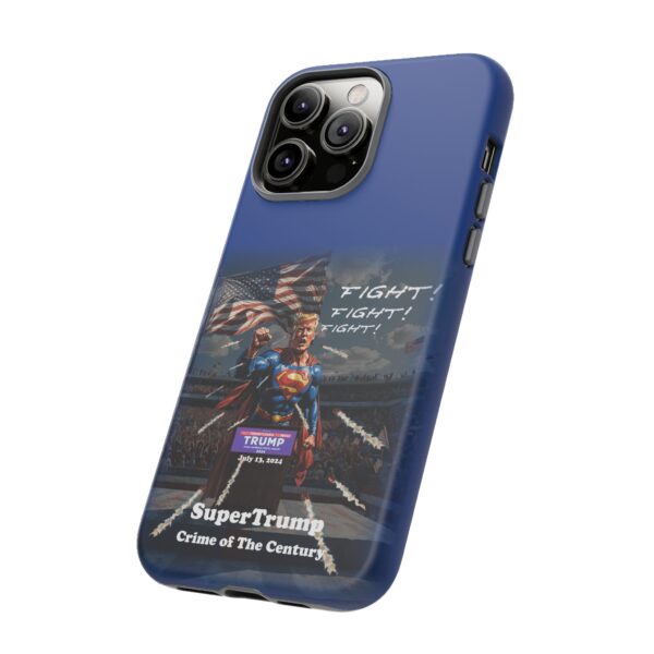 Dark Blue Custom SuperTrump Crime Of The Century Tough Phone Cases sales display for iPhone 14 Pro Max