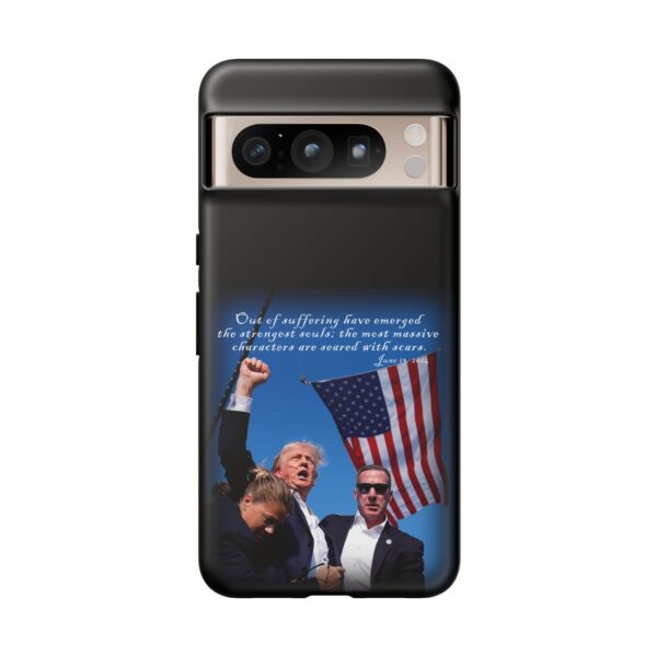 Black Trump Is Seared With Scars Custom Tough Phone Cases for Google Pixel 8 Pro