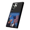 Black Trump Is Seared With Scars Custom Tough Phone Cases sales display for Samsung Galaxy S23 Ultra