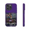 Purple Custom Trumped Again Tough Phone Cases for iPhone 15 Pro Max