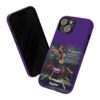 Purple Custom Trumped Again Tough Phone Cases sales display for iPhone 15