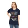 plain girl wearing navy blue amazing MAGA man trump assasintation attempt t-shirt