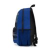 Blue SuperTrump Crime Of The Century Backpack, right side view