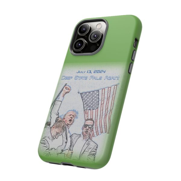 Custom Deep State Fails Again Tough Phone Cases sales display for iPhone 14 Pro Max