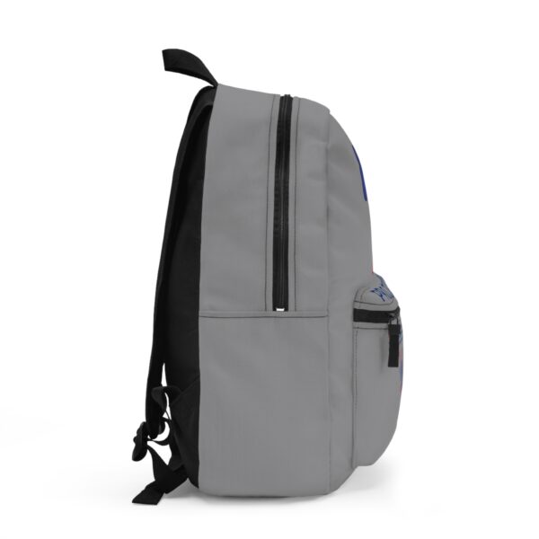 Grey Party Of Projection Backpack, left side view