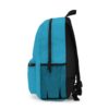 Turquoise Party Of Projection Backpack, right side view